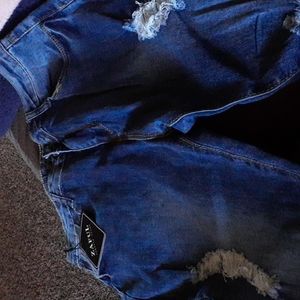 Women's medium ripped jean